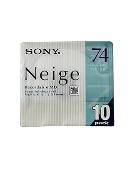新品未開封　SONY 10MDW74NED　録音用ミニディスク74分　2セット ヨドバシ.com - ソニー SONY 74分 ミニディスク 10枚組 Neige